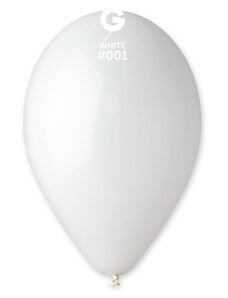 Gemar Balon alb pastelat 30 cm 100 buc