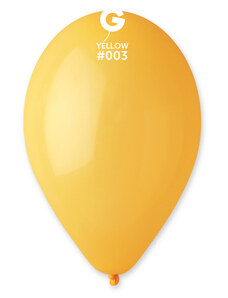 Gemar Balon pastelat galben închis 100 buc