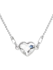 Argint colier inimă Swarovski elements 32061.1 cristal