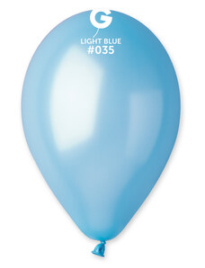 Gemar Balon metalic baby albastru 100 buc