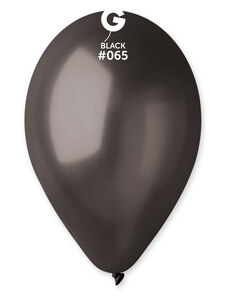 Gemar Balon metalizat - negru, 28 cm 100 buc