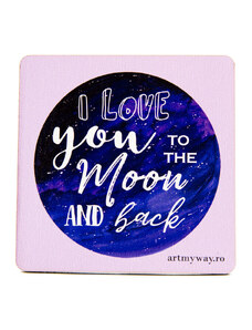 ArtMyWay Suport pahar I LOVE YOU TO THE MOON