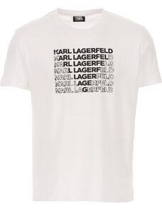 Karl Lagerfeld Tricou pentru Bărbați La Reducere în Outlet, Alb, Bumbac, 2024, S XXL