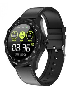 Ceasuri Ceas smartwatch Kingwear S09, display 1.3 inch HD IPS cu touch screen, rezolutie 240 x 240 pixeli, baterie 200mAh, rezistent la apa IP68, functii de monitorizare a sanatatii