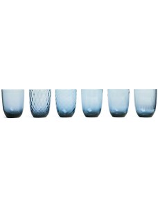 NasonMoretti Idra water glasses (set of 6) - Blue