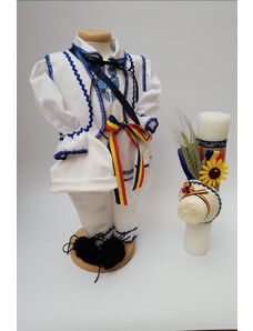 Magazin Traditional Set Traditional Botez - Costumas baiat Lumanare baiat 3