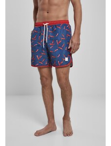 UC Men Model Retro Swim Pantaloni scurți Pepperoni Aop