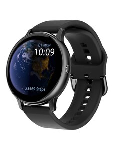 Ceasuri Ceas Smartwatch Kingwear DT88 pro negru, silicon, rezistent la apa IP67, 64KB Ram + 512KB ROM, display 1.3 inch HD cu touch screen, rezolutie 240 * 240 pixeli, capacitate baterie 180 mAh