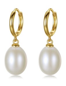 Cercei din argint Bianca cu perle naturale