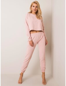 Fashionhunters RUE PARIS Dirty roz set pentru femei