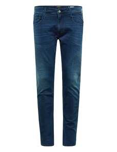 REPLAY Jeans 'Anbass' albastru închis / maro caramel / negru