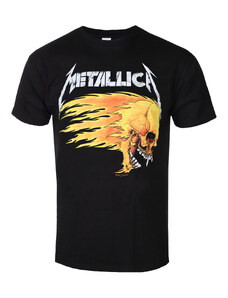 Tricou stil metal bărbați Metallica - Flaming Skull Tour 94 Black - NNM - RTMTLTSBFLA PHDMTLTSBFLA