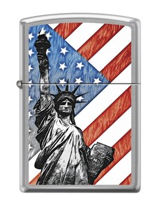 Brichetă Zippo 7619 Statue of Liberty-Flag