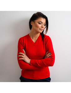 Femeiesc pulover Willsoor 5144 în roșu culoare
