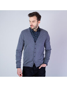 Pentru bărbați pulover tip cardigan Willsoor (dimensiune pentru a 5XL) 7881 în gri culoare