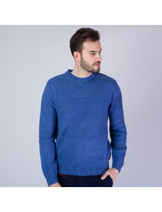 Pulover pentru bărbaţi, model Willsoor 8235, de culoare albastră