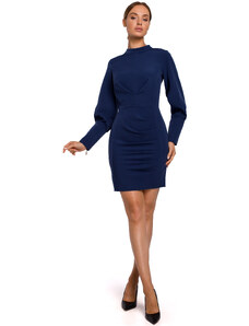 Made Of Emotion Woman's Dress M546 Navy Blue