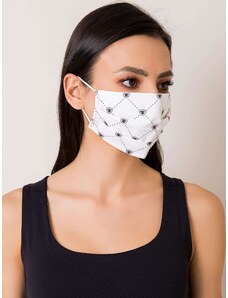 Fashionhunters Mască de protecție din bumbac alb