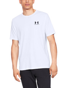 Tricou pentru bărbați Under Armour Sportstyle Lc SS White/ Black