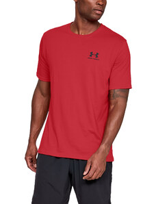Tricou pentru bărbați Under Armour Sportstyle Lc SS Red/ Black