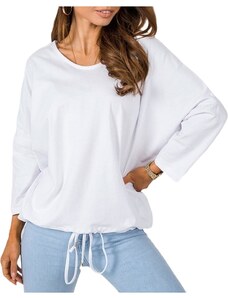 Basic Bluză albă pentru femei