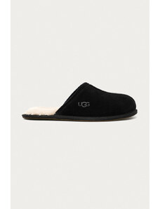 UGG papuci din piele întoarsă Scuff 1101111.BLK-BLACK