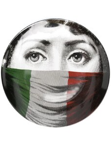 Fornasetti United With The World wall plate - Black