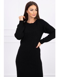Kesi Rochie pulover cu dungi negru