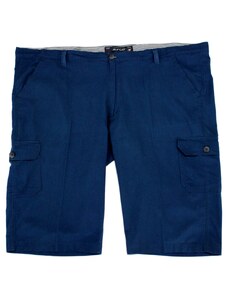 XXL BIG SIZE Pantaloni trei sferturi albastru clasic