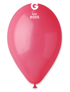 Gemar Balon pastelat culoarea roşu 100 buc