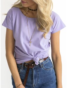 Fashionhunters Tricou violet de bază