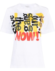 Chloé graphic-print short-sleeve T-shirt - White