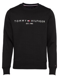 TOMMY HILFIGER Bluză de molton bleumarin / roșu / negru / alb