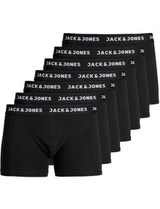 JACK & JONES Boxeri 'Chuey' negru / alb