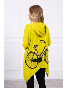 Kesi Tricou cu imprimeu de bicicletă kiwi