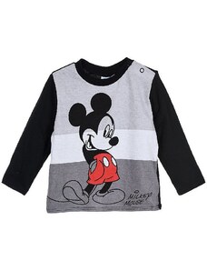 Disney Tricou cu mânecă lungă băiat negru Mickey mouse