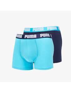 Boxeri Puma 2 Pack Basic Boxers Aqua/ Blue