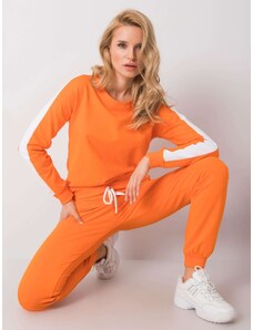 Fashionhunters RUE PARIS Orange set trening pentru femei