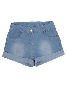 BEMBI Pantalon scurt cu buzunare, subtire, jeans, fete, Albastru
