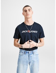 Jack & Jones Tricou albastru cu print & Jones