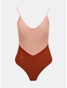 Pieces Nadeem Old Pink One-Piece Swimsuit