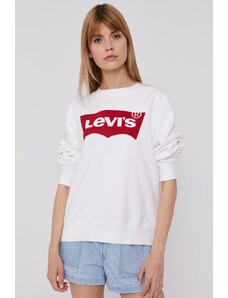 Levi's bluză femei, culoarea alb, material uni 18686.0011-Neutrals