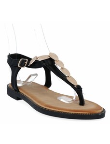 sandale de damă Givana negru BJ552