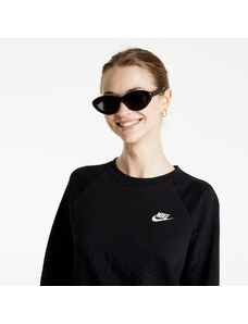 Hanorac pentru femei Nike Sportswear Essential Women's Fleece Crew Black/ White