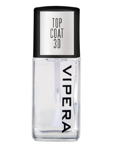 Vipera Top Coat pentru unghii 3D cu efect glossy, Transparent, 10 ml