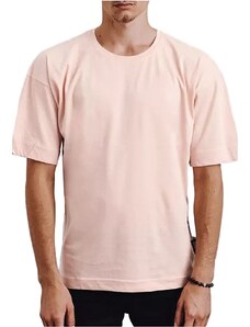 Basic Tricou bărbătesc roz deschis