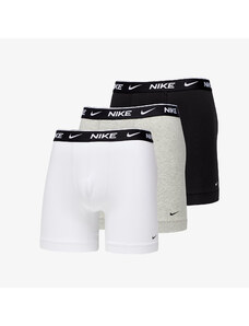 Boxeri Nike Boxer Brief 3 Pack White/ Grey Heather/ Black