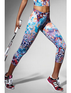 Glara Sports functional coloured 3/4 leggings