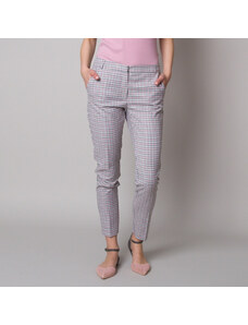 Willsoor Pantaloni de damă cu model fin în carouri 12808