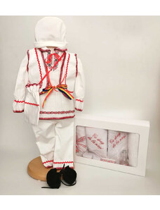 Ie Traditionala Set Costum National pentru baieti Victoras 9 si Trusou Botez Traditional